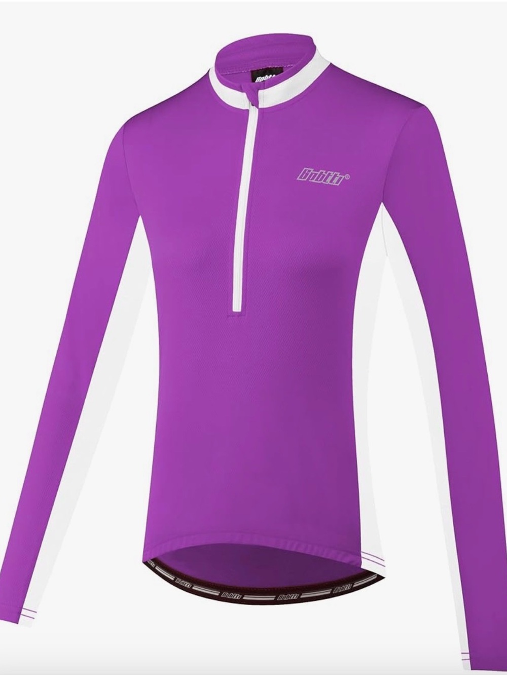 bpbtti Women's  Long Sleeve Cycling Jersey Bike Biking Shirt with 3-Real Pockets
